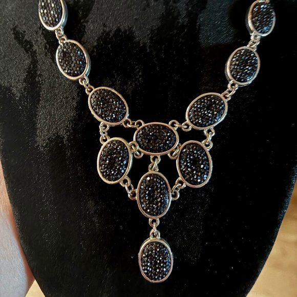 Hand Crafted Jewelry - Druzy Cut Jewelry Set: Necklace, Bracelet, Earrings